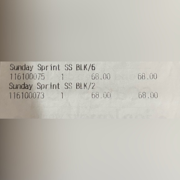 Lululemon Sunday Sprint Short Sleeve black top, size 2 - Picture 9 of 9